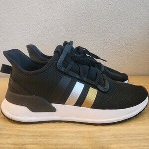 Adidas x Shoe Palace U Path Run Sneaker Shoes Black Silver Gold FW2323 Mens Sz 8